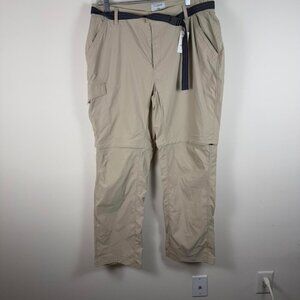 NWT L.L. Bean Tropicwear Cargo Zip Off Pant Size Large